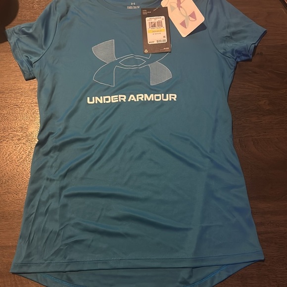 NWT UNDER ARMOUR Girls' UA Tech™ Big Logo Short Sleeve - Picture 3 of 9